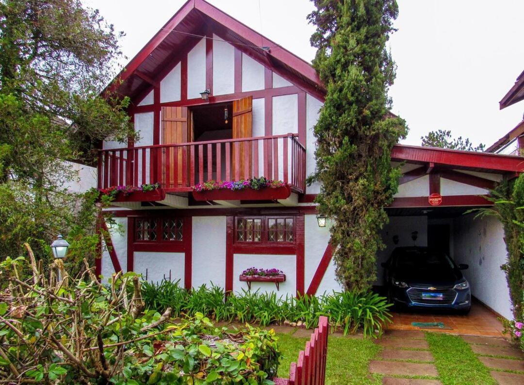 Chale Com Lareira E Wi-Fi Em Campos Do Jordao - Sp Vila Exterior foto